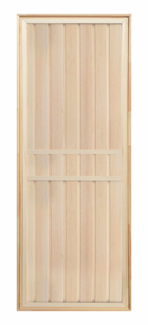Дверь глухая липа (коробка Листва) 1900х700